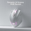 image:imageRedragon M913 MAX Wireless MMO Gaming Mouse 26000 DPI Remapping Keys  CableFree 0 Delay Smooth Precise Tracking Redefine Keybinding Macro Vibing Backlight Ergonomic Grip Body ComfortWhite