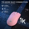 image:imageRedragon M916 Wireless 49G UltraLight Gaming Mouse 45K DPI Remapping Keys  Carbon Fiber Design Stable LagFree Connection Redefine Keybinding Macro Ergonomic Grip Body ComfortPink
