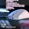 image:imageRedragon M916 Wireless 49G UltraLight Gaming Mouse 45K DPI Remapping Keys  Carbon Fiber Design Stable LagFree Connection Redefine Keybinding Macro Ergonomic Grip Body ComfortWhite