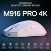 image:imageRedragon M916 Wireless 49G UltraLight Gaming Mouse 45K DPI Remapping Keys  Carbon Fiber Design Stable LagFree Connection Redefine Keybinding Macro Ergonomic Grip Body ComfortWhite