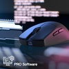 image:imageRedragon M916 Wireless 49G UltraLight Gaming Mouse 45K DPI Remapping Keys  Carbon Fiber Design Stable LagFree Connection Redefine Keybinding Macro Ergonomic Grip Body ComfortBlack