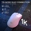 image:imageRedragon M916 Wireless 49G UltraLight Gaming Mouse 45K DPI Remapping Keys  Carbon Fiber Design Stable LagFree Connection Redefine Keybinding Macro Ergonomic Grip Body ComfortWhite