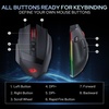 image:imageRedragon M923 PRO Wireless RGB Gaming Mouse 24K DPI Remapping Keys  CableFree 0 Delay Smooth Precise Tracking Custom Macro Keybinds Vibing Backlight Ergonomic Grip Body ComfortWireless