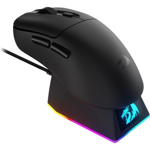 image:imageRedragon M999 Wireless Gaming Mouse 45000 DPI Remapping Keys  Magnetic Charging Dock Smooth Precise Tracking Programmable Button Ergonomic Grip Body ComfortM998