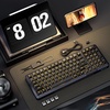 image:imageRedragon K688PRO Wireless Tri Mode Gasket Mechanical Gaming Keyboard  Hot Swappable 8000mAH Gaming Keyboard with FiveLayer Padding amp Knob BT24GHzUSBC RGB Backlit 98 Keys Creamy KeyboardGrayishblack