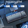 image:imageRedragon K688PRO Wireless Tri Mode Gasket Mechanical Gaming Keyboard  Hot Swappable 8000mAH Gaming Keyboard with FiveLayer Padding amp Knob BT24GHzUSBC RGB Backlit 98 Keys Creamy KeyboardGray Gradient
