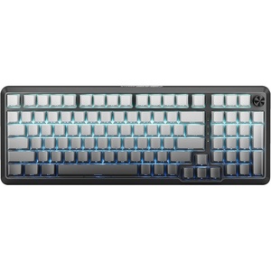 image:imageRedragon K688PRO Wireless Tri Mode Gasket Mechanical Gaming Keyboard  Hot Swappable 8000mAH Gaming Keyboard with FiveLayer Padding amp Knob BT24GHzUSBC RGB Backlit 98 Keys Creamy KeyboardGray Gradient